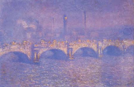 Waterloo Bridge, Claude Monet